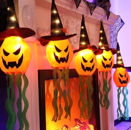 Halloween Funny ghost polyester taffeta Party String Lightspicture5