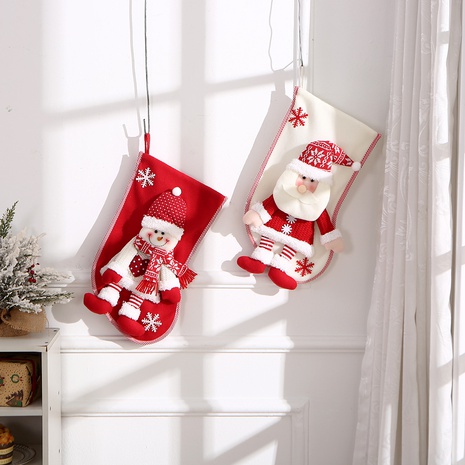 Christmas Fashion Santa Claus Polyester Party Gift Bags's discount tags