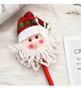 Christmas Festival Pencil Christmas Gift Cartoon Old Man Snowman Pattern Pen Elementary School Student Christmas Gift Prizespicture14
