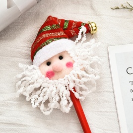 Christmas Festival Pencil Christmas Gift Cartoon Old Man Snowman Pattern Pen Elementary School Student Christmas Gift Prizespicture31
