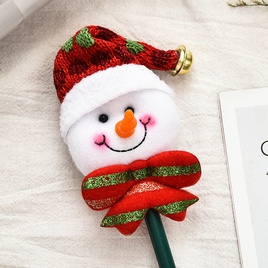 Christmas Festival Pencil Christmas Gift Cartoon Old Man Snowman Pattern Pen Elementary School Student Christmas Gift Prizespicture19