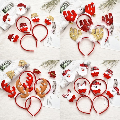 Cute Santa Claus Antlers Cloth Hair Band's discount tags