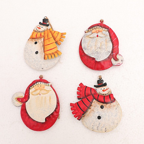 Christmas Christmas Santa Claus Wrought Iron Party's discount tags