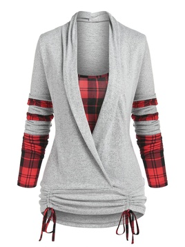 Casual Color Block Polyester Standing Collar Long Sleeve Regular Sleeve Printing Hoodiepicture23