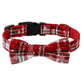 British Style Nylon Christmas Lattice Pet Collar 1 Piecepicture29