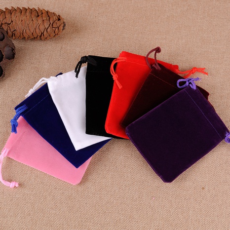 Fashion Cloth Drawstring Jewelry Packaging Bags 1 Piece's discount tags