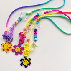 Cute Flower Plastic Children Unisex Glasses Chain