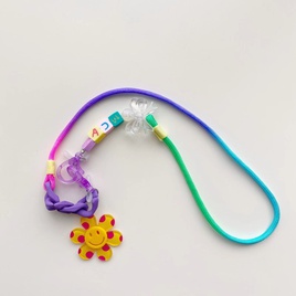 Cute Flower Plastic Children Unisex Glasses Chainpicture16