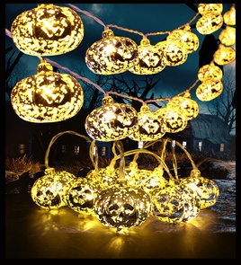 Halloween Fashion Pumpkin LED PS Party String Lightspicture16