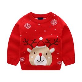 Christmas Cute Elk Cotton Hoodies  Knitwearspicture15