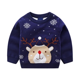 Christmas Cute Elk Cotton Hoodies  Knitwearspicture22