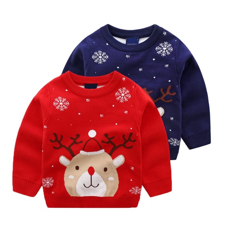 Christmas Cute Elk Cotton Hoodies & Knitwears's discount tags