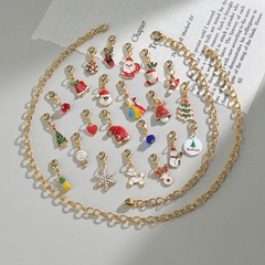 Fashion Christmas Tree Alloy Enamel Women'S Necklace 1 Set