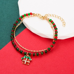 Fashion Christmas Tree Candy Alloy Beaded Enamel WomenS Braceletspicture9