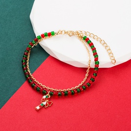 Fashion Christmas Tree Candy Alloy Beaded Enamel WomenS Braceletspicture15