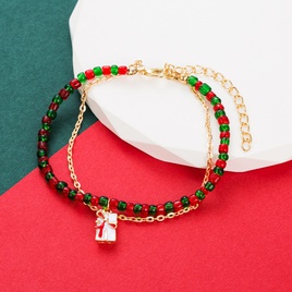 Fashion Christmas Tree Candy Alloy Beaded Enamel WomenS Braceletspicture12