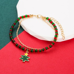 Fashion Christmas Tree Candy Alloy Beaded Enamel WomenS Braceletspicture7
