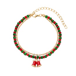 Fashion Christmas Tree Candy Alloy Beaded Enamel WomenS Braceletspicture6