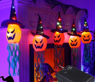Halloween Funny ghost polyester taffeta Party String Lightspicture12