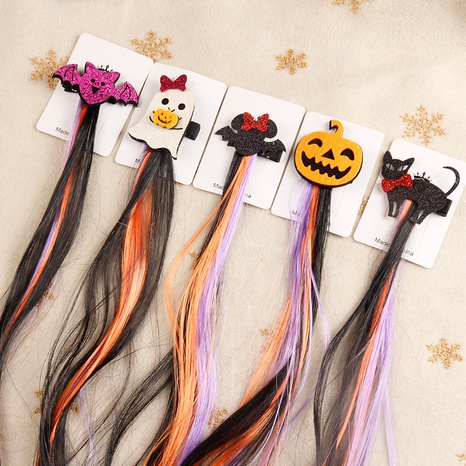 Cartoon Style Pumpkin Alloy Hair Clip's discount tags