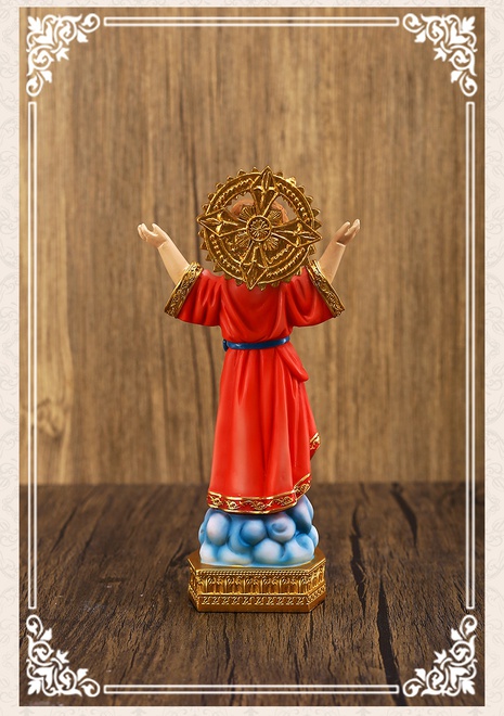 New Hand-Raising Holy Boy Jesus Ornaments Table Decoration Gift Resin Crafts's discount tags