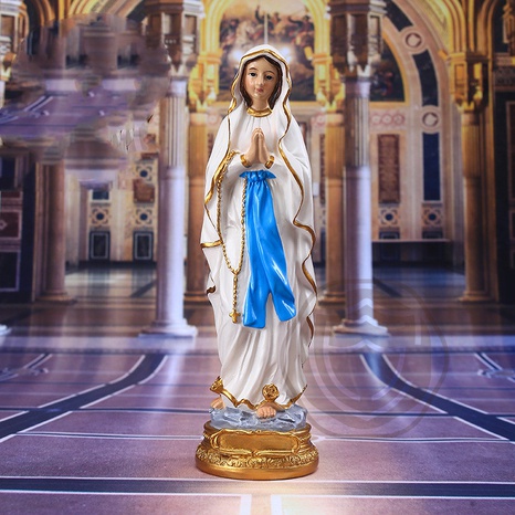 Religious Indoor Decoration Hand-Held Goddess Lutheran Statue Gift Resin Crafts's discount tags
