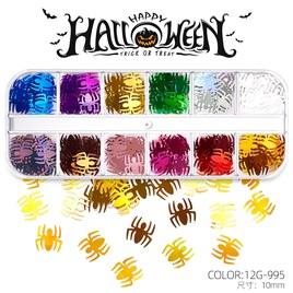 Halloween Fashion Halloween Pattern PET Sequin Nail Patches 1 Setpicture15