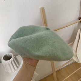 WomenS Fashion Solid Color Eaveless Beret Hatpicture27