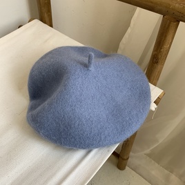 WomenS Fashion Solid Color Eaveless Beret Hatpicture61