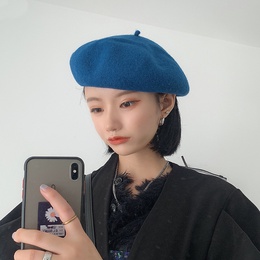 WomenS Fashion Solid Color Eaveless Beret Hatpicture6