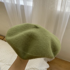 WomenS Fashion Solid Color Eaveless Beret Hatpicture29