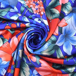 WomenS Elegant Flower Satin Silk Scarvespicture5
