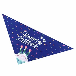 Casual Polyester Birthday Letter Printing pet saliva towel 1 Piecepicture12