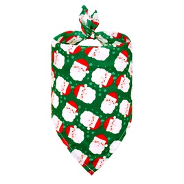 Fashion Polyester Christmas Santa Claus Printing pet saliva towel 1 Piecepicture17