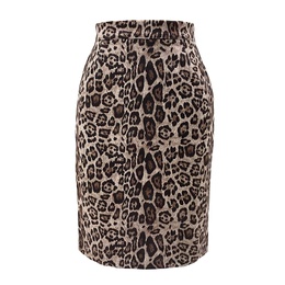 Sexy Leopard Faux Suede KneeLength Skirtspicture8
