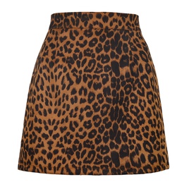 Sexy Leopard Polyester Above Knee Skirtspicture17