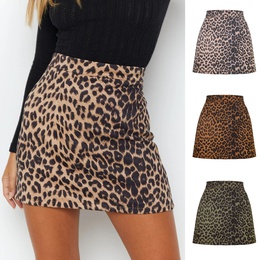 Sexy Leopard Polyester Above Knee Skirtspicture10