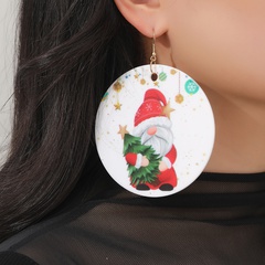 Sweet Christmas Tree Santa Claus Synthetic Resin Women'S Drop Earrings 1 Pair