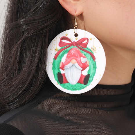 Sweet Santa Claus Synthetic Resin Women'S Drop Earrings 1 Pair's discount tags