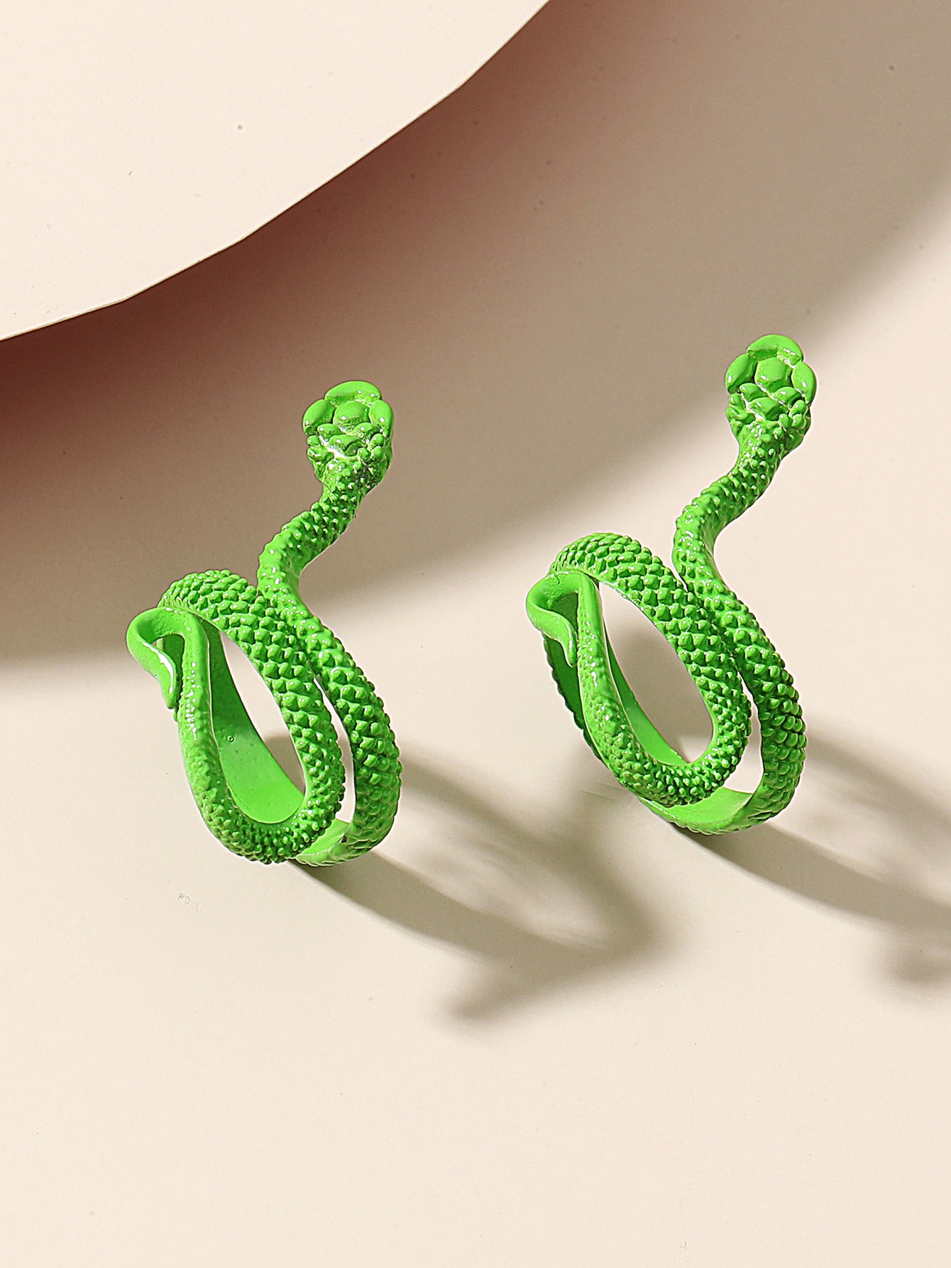 Simple Style Animal Snake Alloy WomenS Open Ring 2 Piece Setpicture2