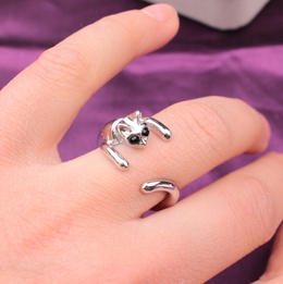 Punk Animal Alloy Unisex Open Ring 1 Piecepicture24
