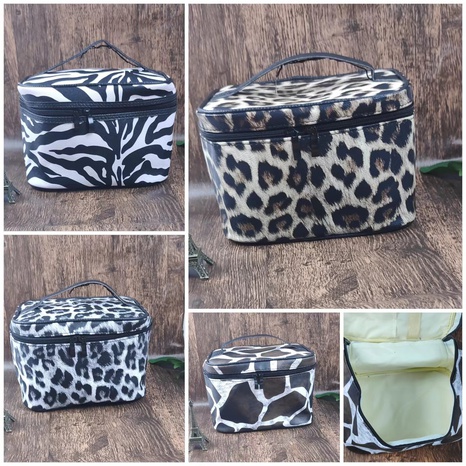 Pu Leather Stripe Leopard Square Clutch Evening Bag's discount tags