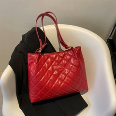 Women'S Medium All Seasons Pu Leather Solid Color Fashion Bucket Zipper Tote Bag