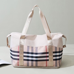 Unisex Fashion Stripe Oxford Cloth Waterproof Travel Bags