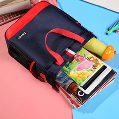 Unisex Medium Summer Spring Nylon Color Block Preppy Style Square Zipper Crossbody Bag