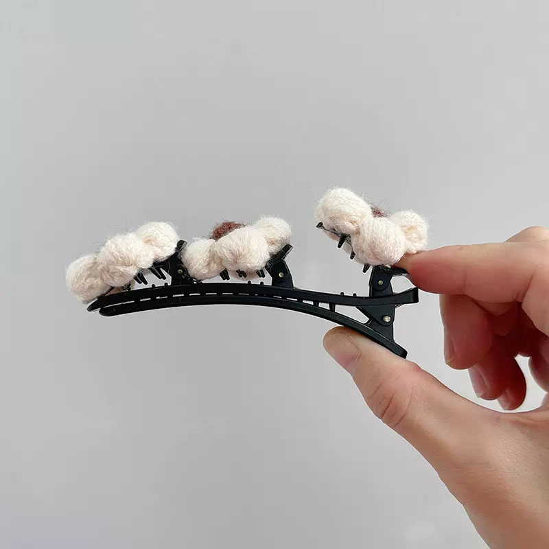 Fashion Flower yarn Hair Clip 1 Piece