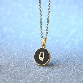 Simple Style Letter Stainless Steel Plating Pendant Necklace 1 Piecepicture22