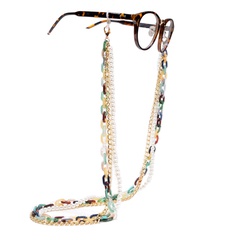 Retro Geometric Arylic Glasses Chain