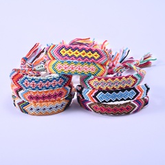 Retro Geometric Cotton Knitting Unisex Bracelets 1 Piece