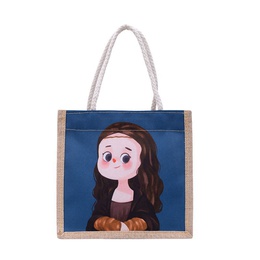 WomenS Cute Cartoon Fruit Canvas Shopping bagspicture9